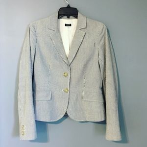J Crew Preppy Pinstripe Blazer